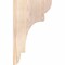 Ekena Millwork New Brighton Smooth Corbel, Douglas Fir, 5 1/2"W x 12"D x 20"H COR06X12X20NEB00SDF - alternate 3